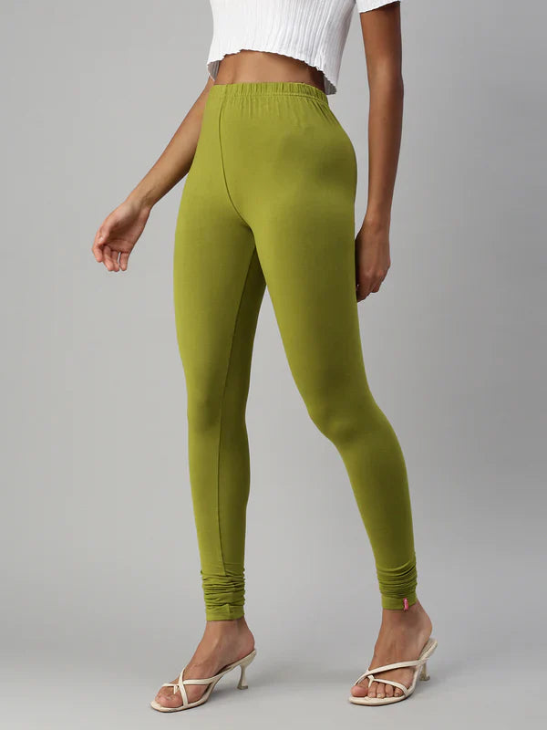 Prisma Ladies Churidar Leggings 60 Colours – L Large Size India