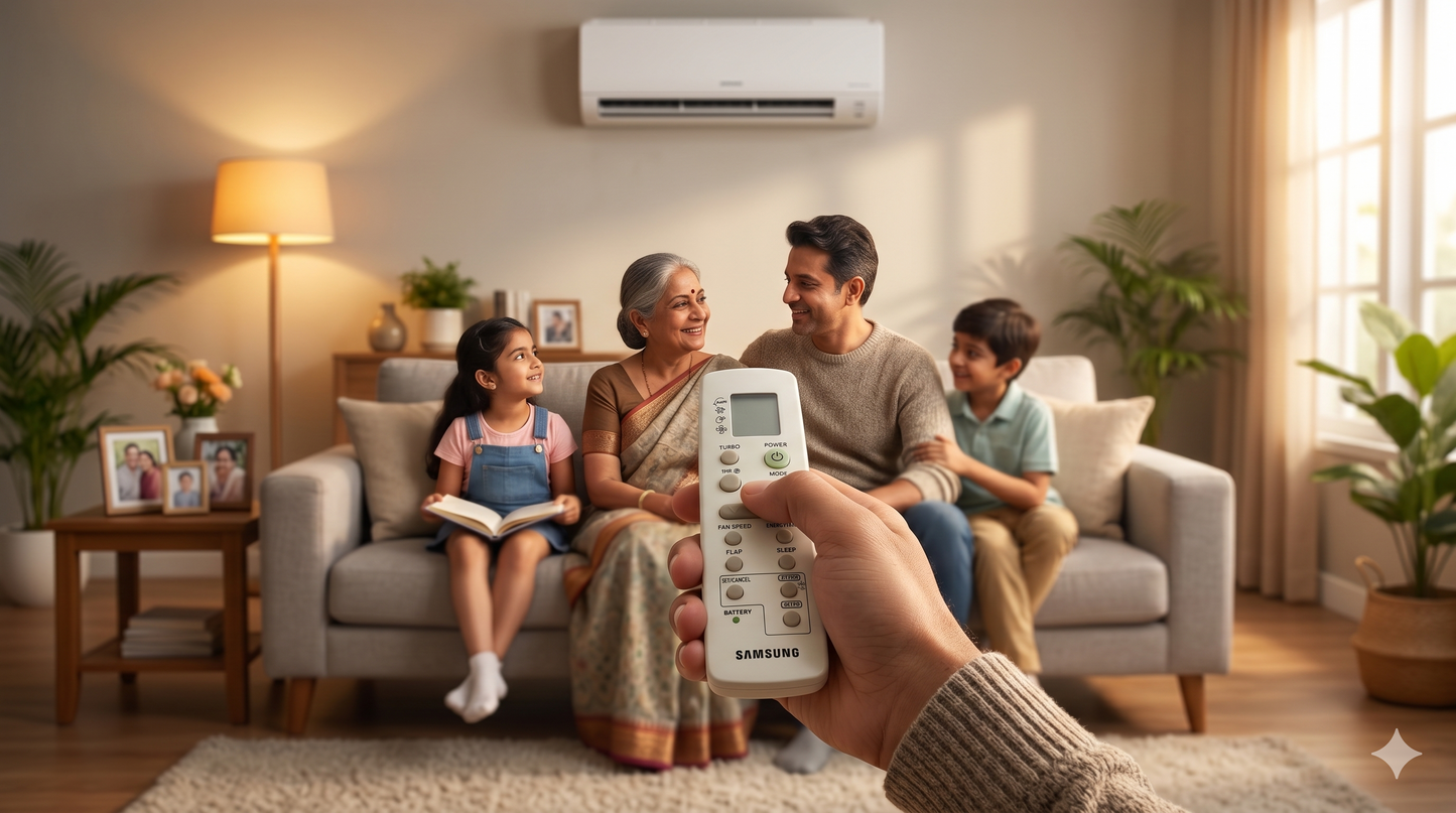 Samsung AC Remote Control Model 6 – Compatible Split AC Replacement India