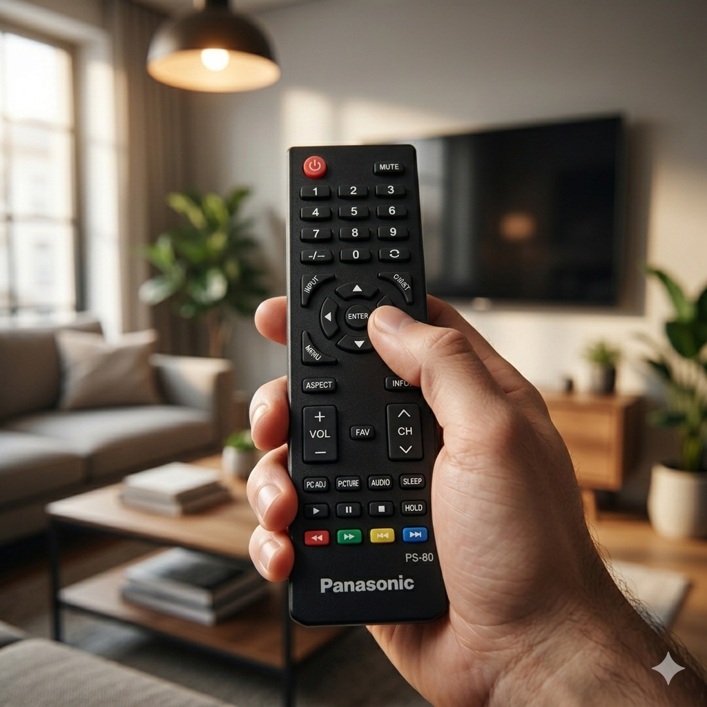 Panasonic LED TV Remote Control – Compatible Universal Replacement India