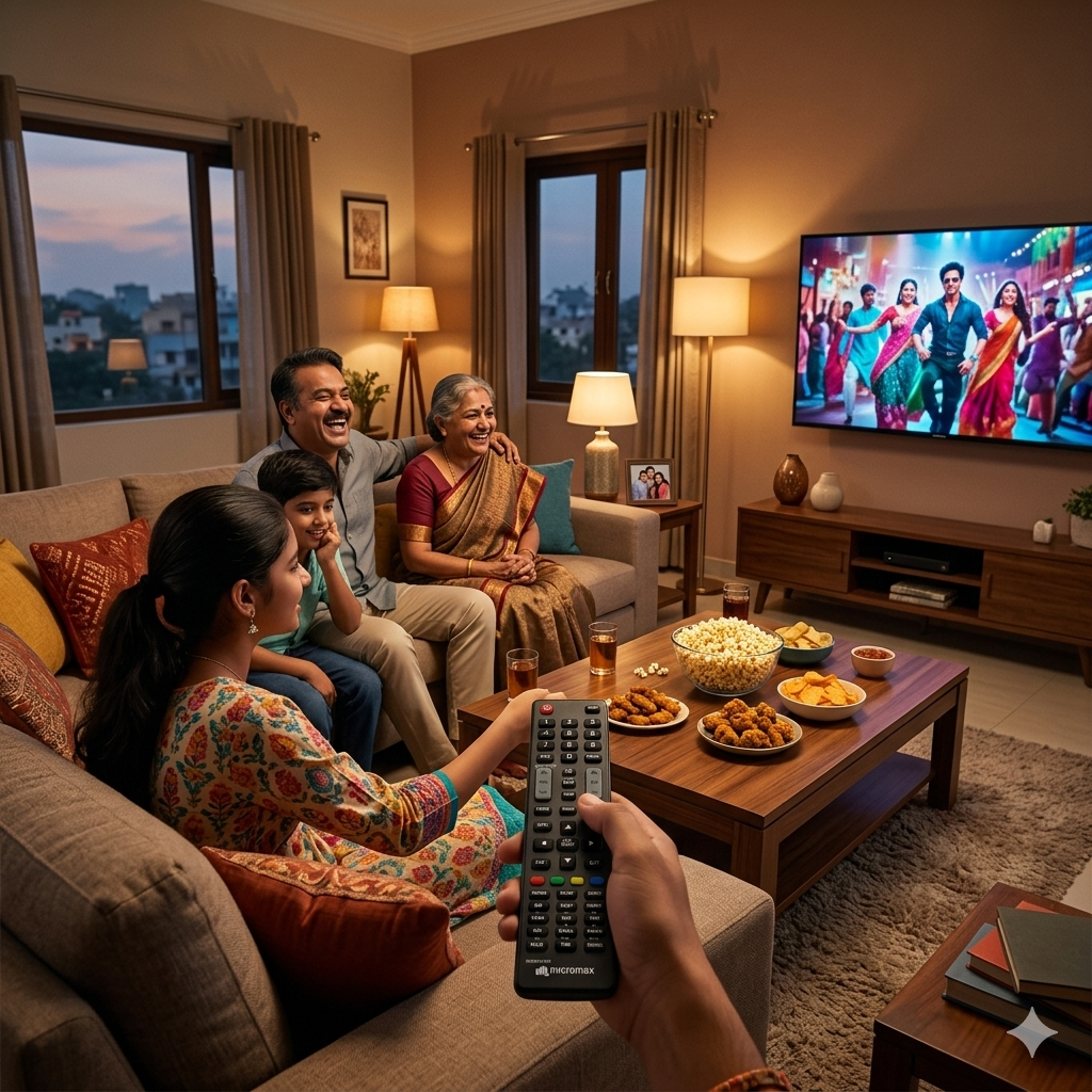 माइक्रोमैक्स एलईडी एलसीडी टीवी रिमोट कंट्रोल संगत*उच्च संवेदनशीलता