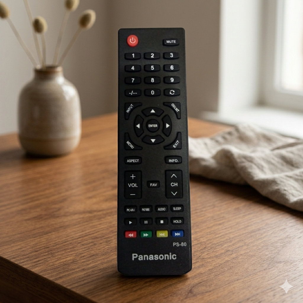 Panasonic LED TV Remote Control – Compatible Universal Replacement India