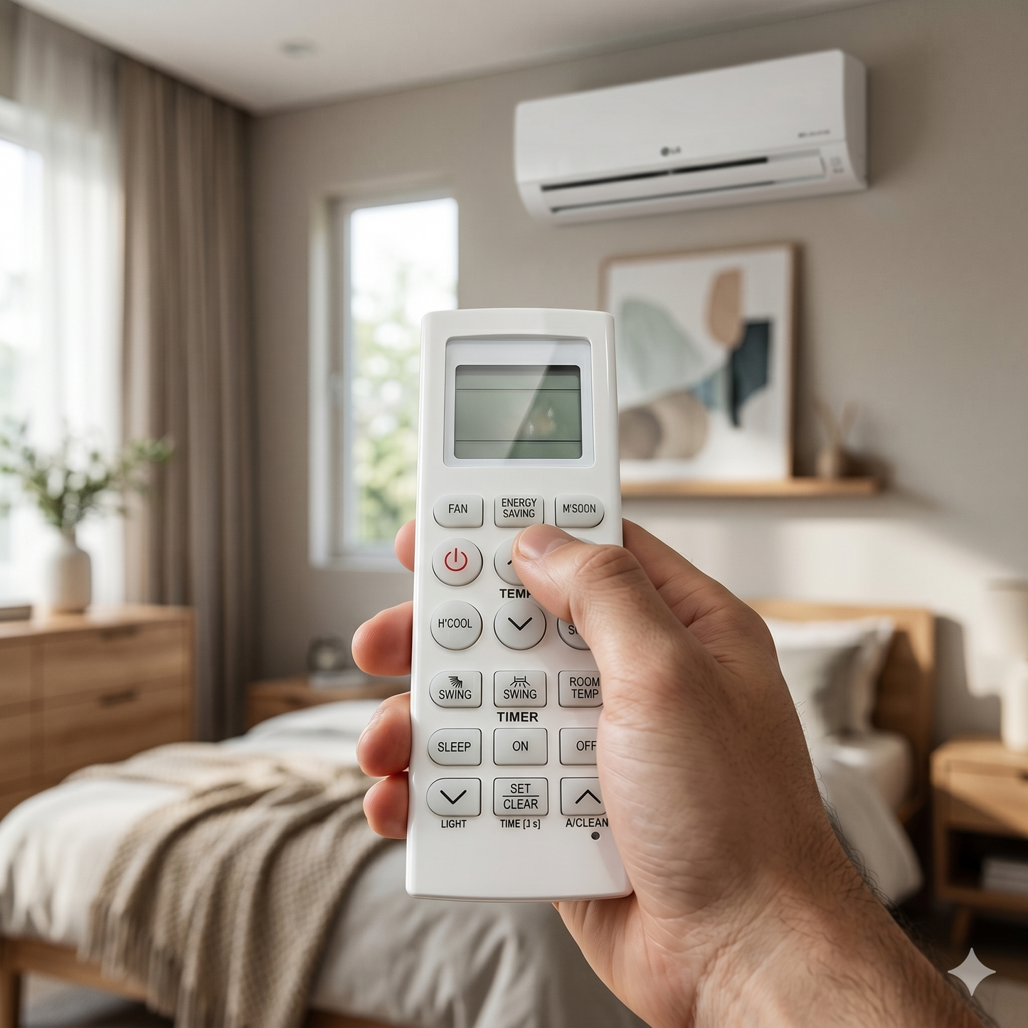 LG AC Remote Control – Compatible Replacement for LG Split & Window ACs