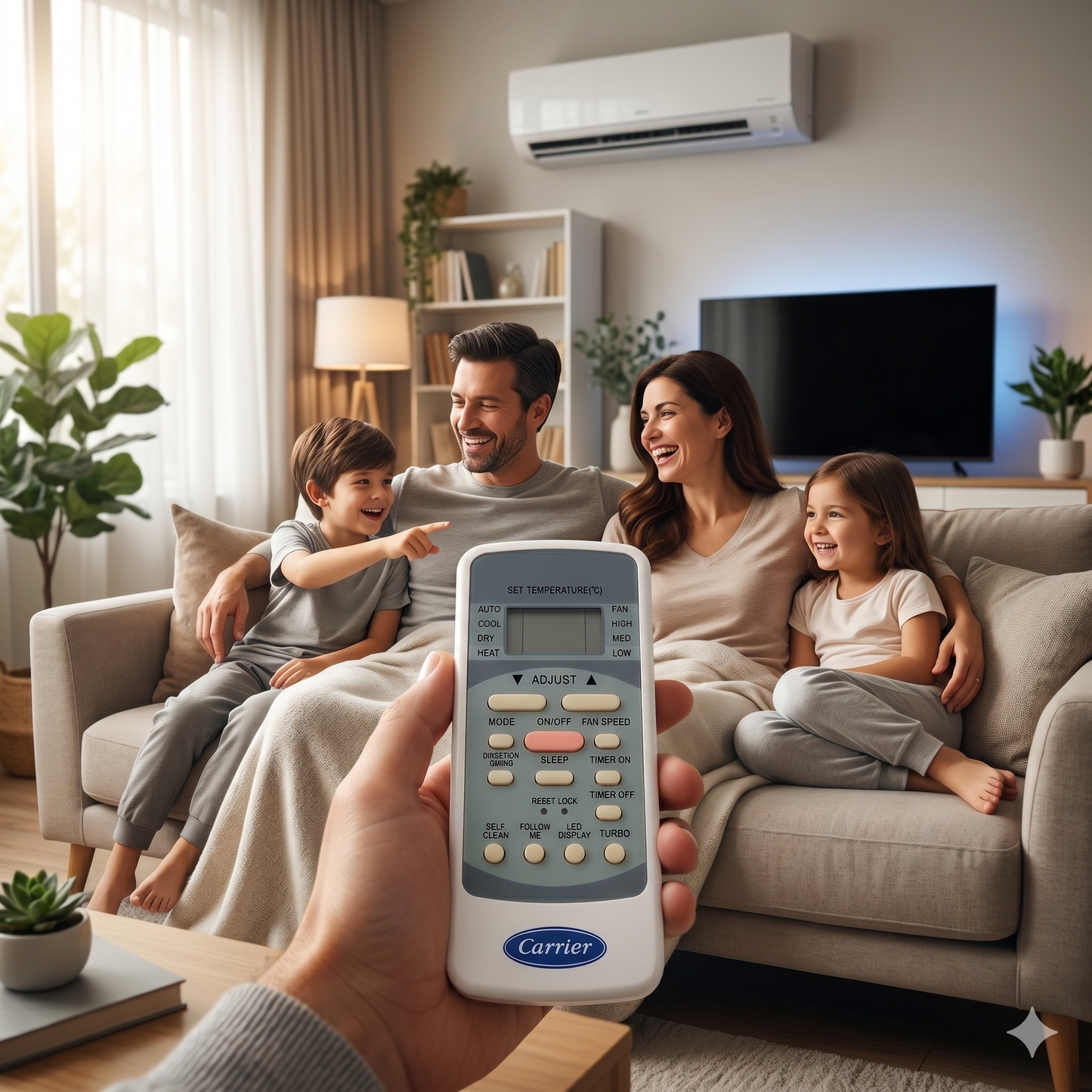 Carrier AC Remote Control Model F 78 – Compatible Replacement India