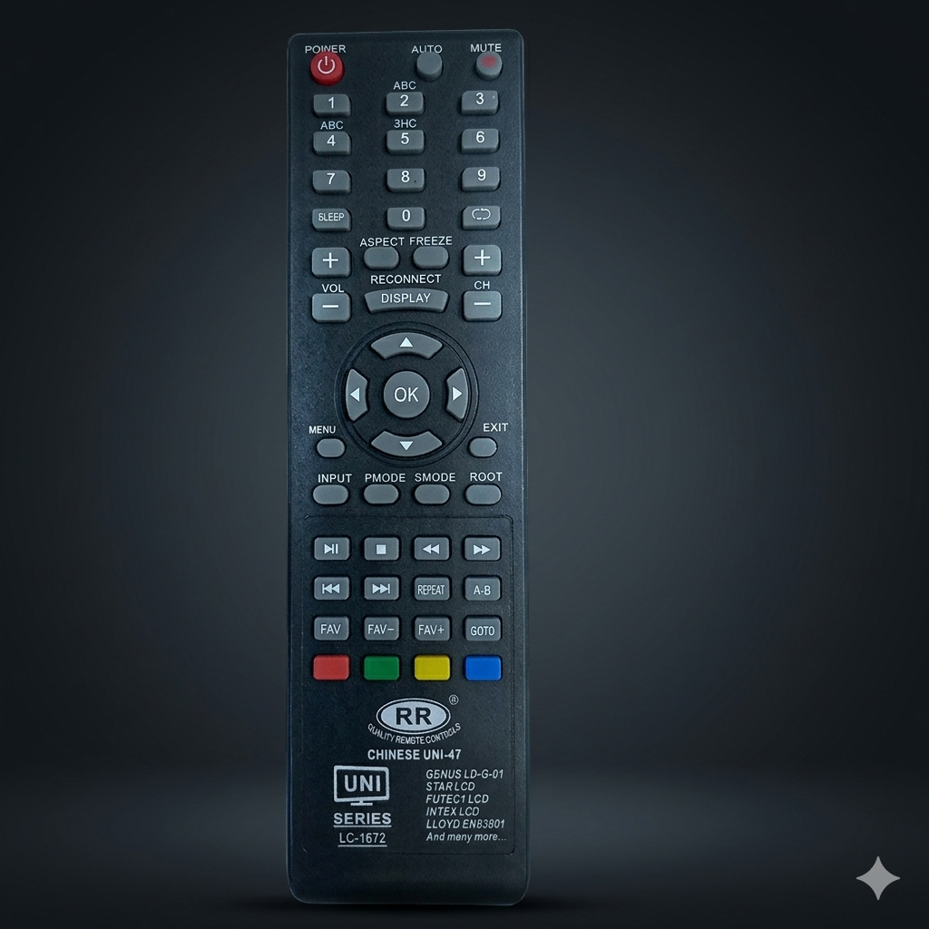 Lloyd TV Remote LD42 front view — plug play India 2026