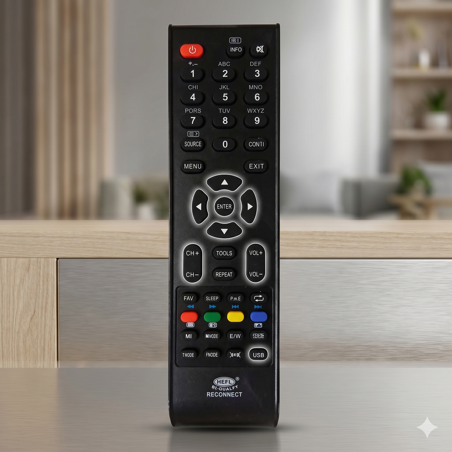 Reliance Reconnect LD53 LCD TV Remote Control – Compatible Replacement India