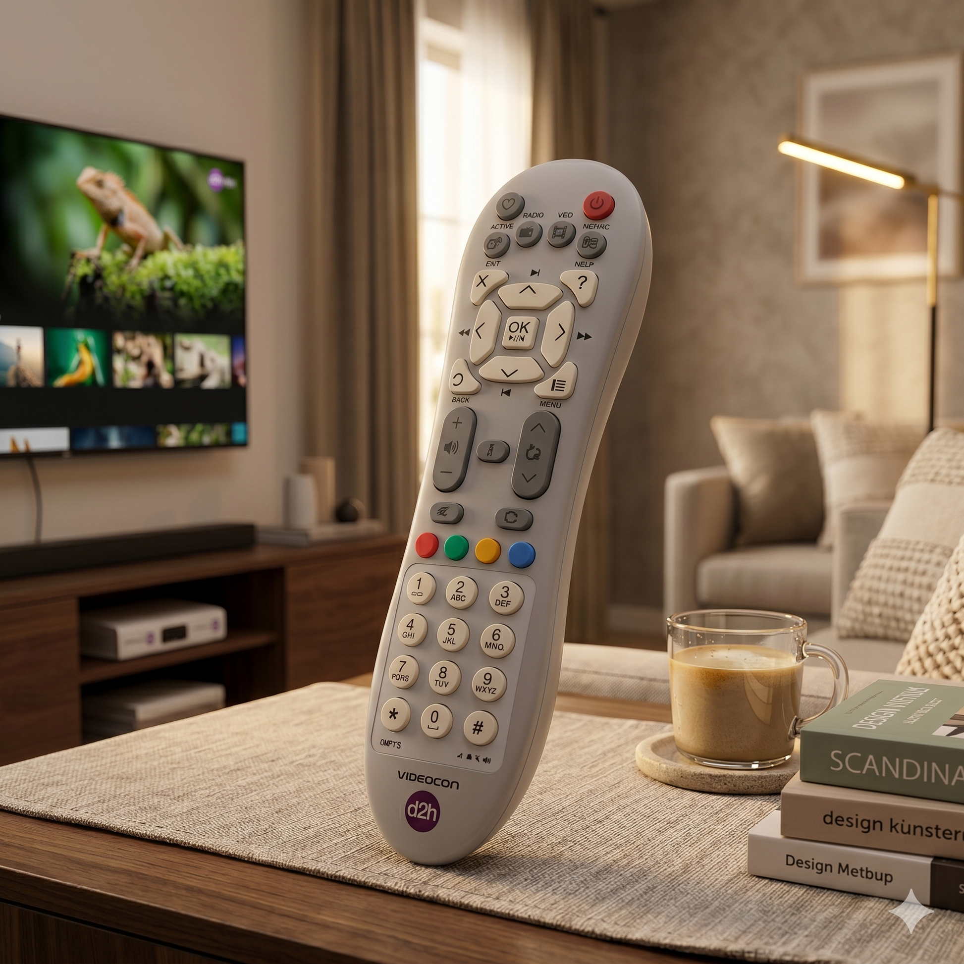 Videocon D2H Remote — compatible non-HD STB Model F India Faritha 2026