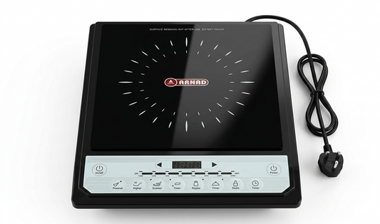 Arnad Induction Stove Portable Electric Induction Cooktop with Push Button Controls #
