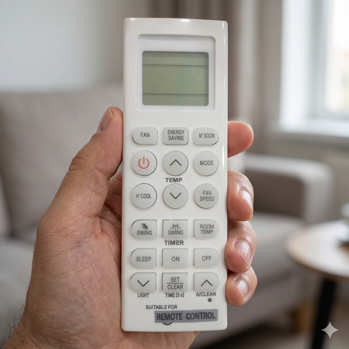 LG AC Remote Control – Compatible Replacement for LG Split & Window ACs