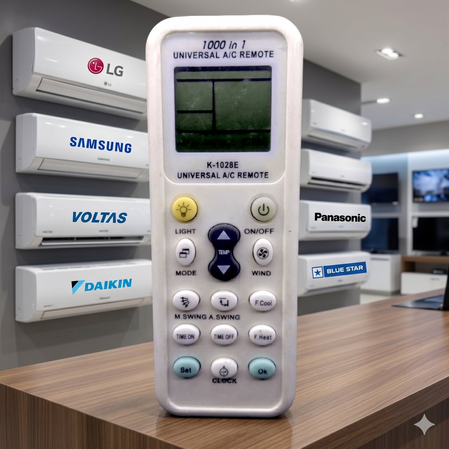 Universal AC Remote 1000-in-1 – All Air Conditioner Brands Model AC26 India