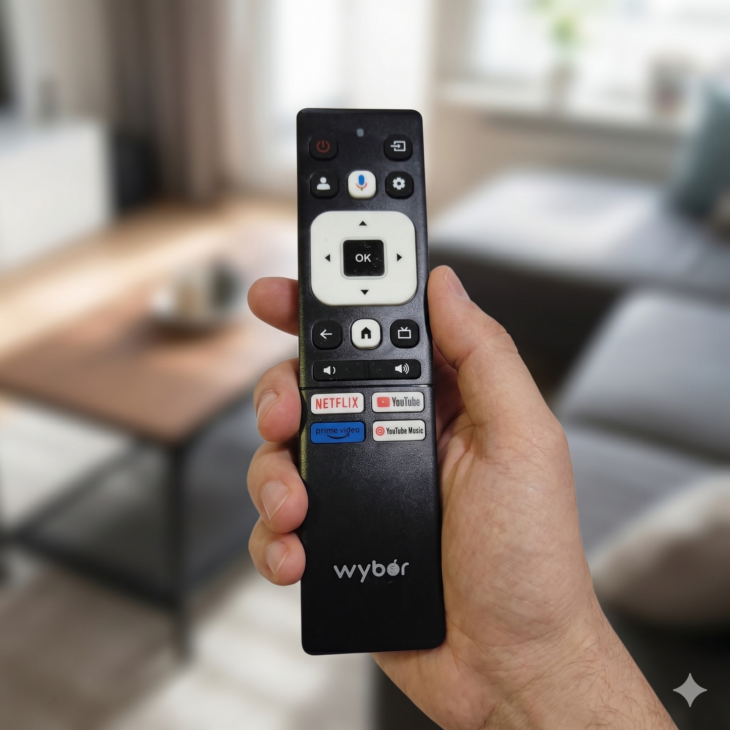 Wybor Smart TV Remote Control – Compatible OTT Shortcut Keys India