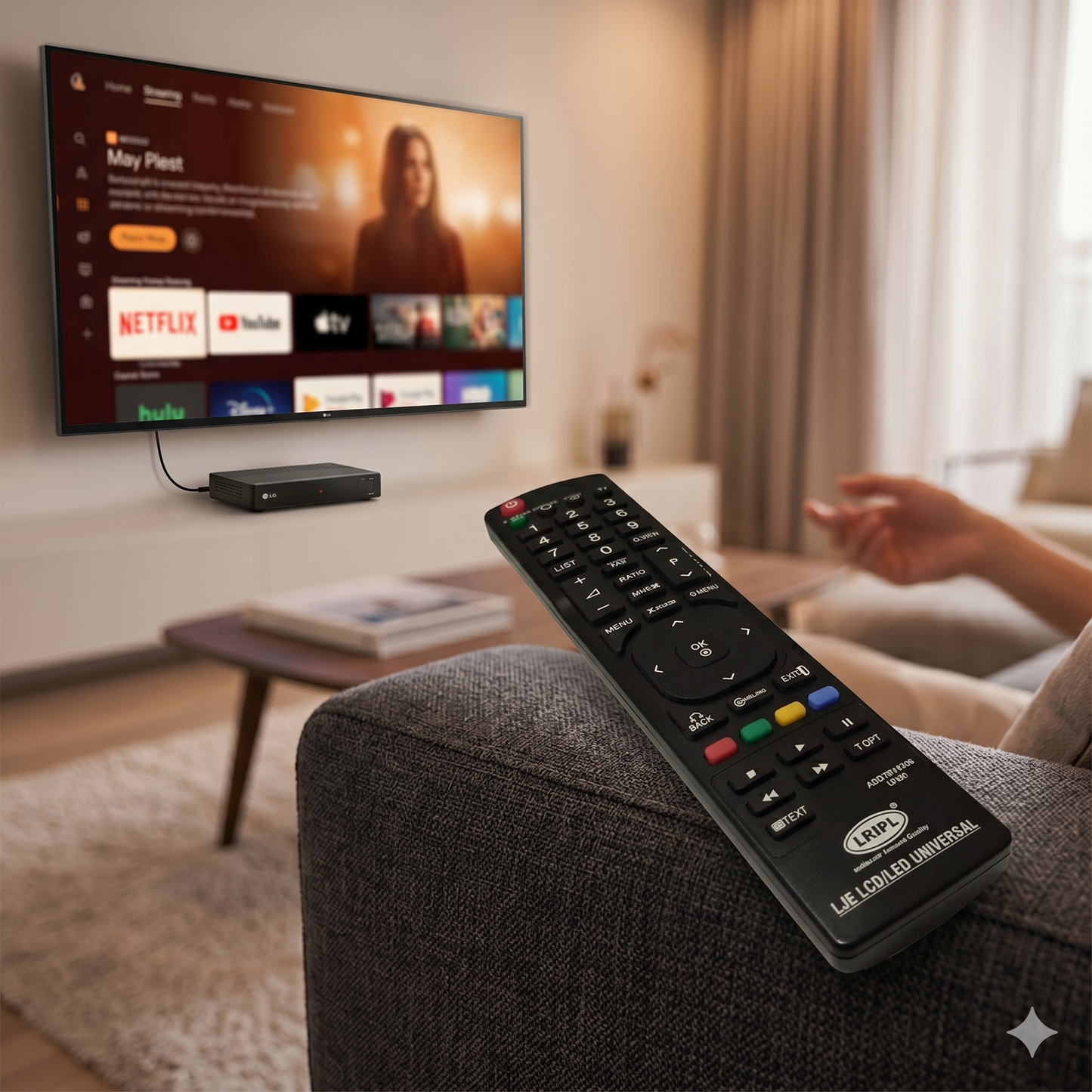 LG LED LCD TV Universal Remote LD04 Model 85 – Compatible All LG TVs India