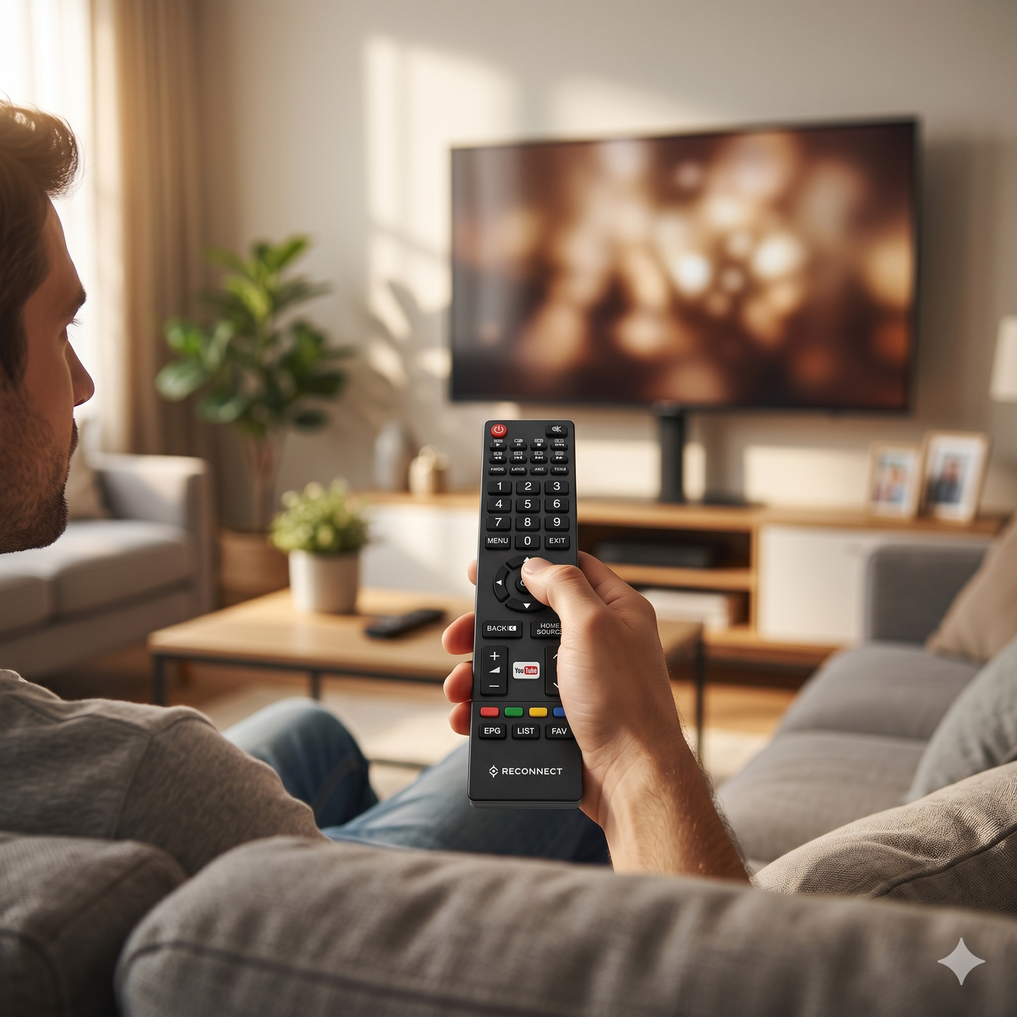 Reconnect Smart LED TV Remote – Compatible Universal Replacement | Buy Online India