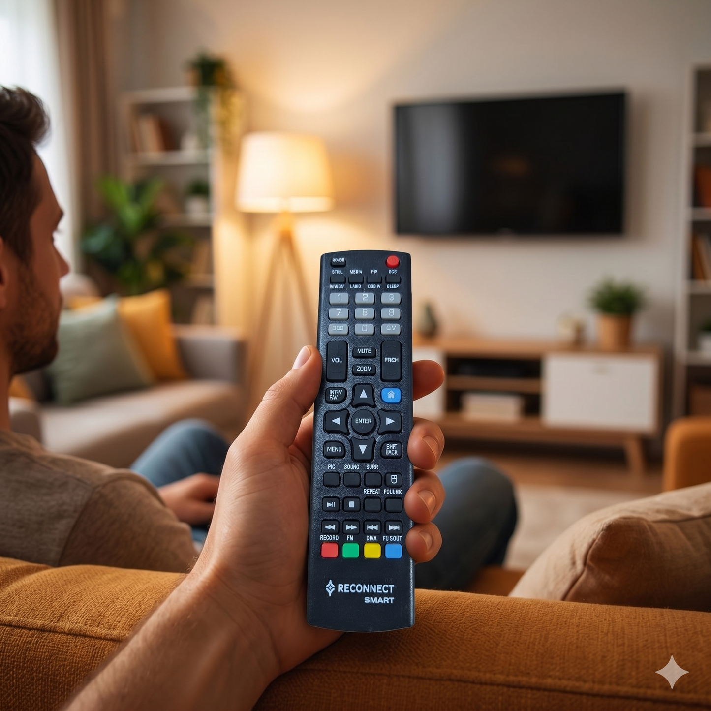 Reconnect Smart LED TV Remote Control (Model 2) – Compatible Replacement#