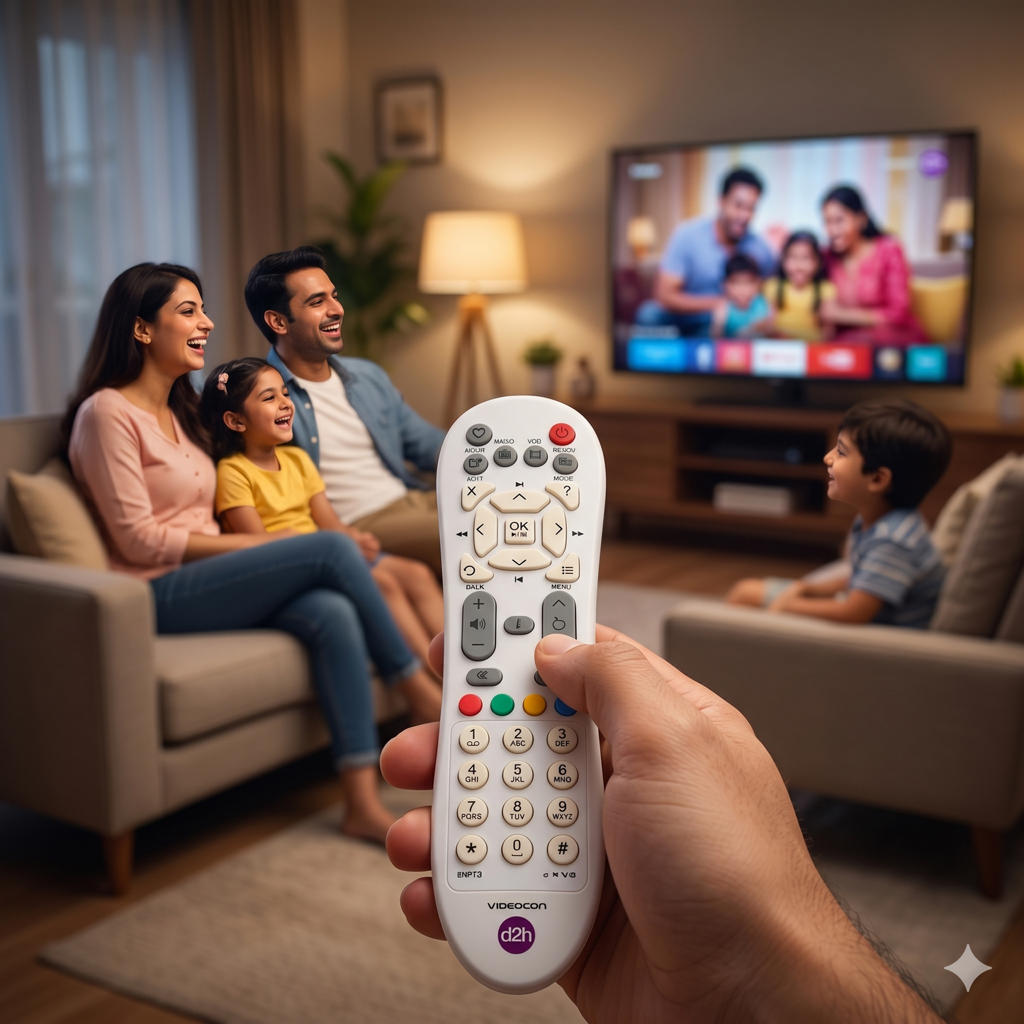 Videocon D2H Remote Control – Compatible Non-HD Set Top Box | Buy Online India
