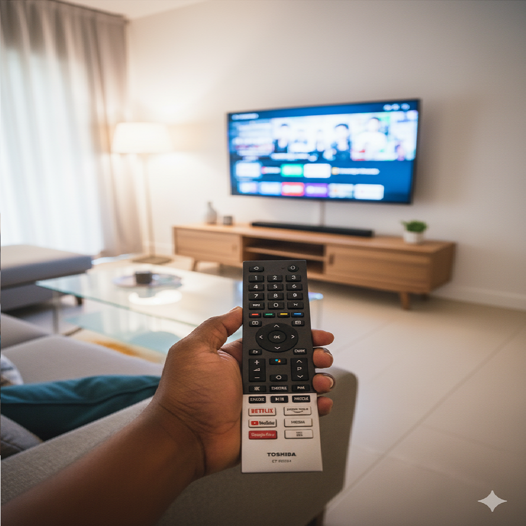 Original Toshiba Smart TV Remote CT-95024 with Voice Control – Genuine Replacement Remote#