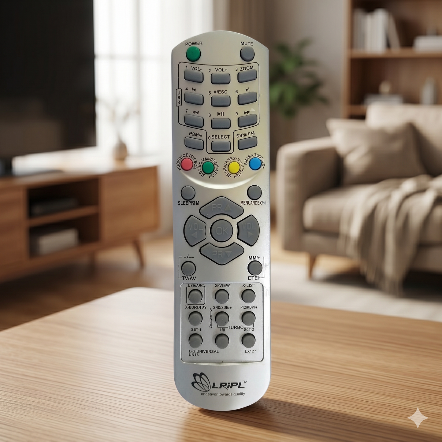 LG TV Remote TV14 front view — plug play compatible India 2026