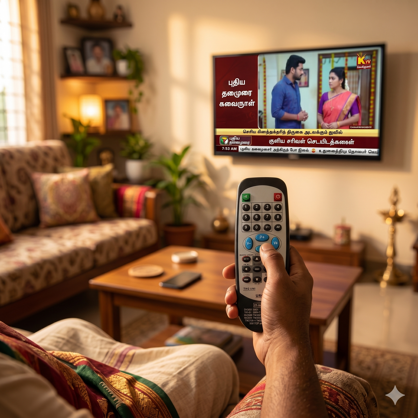 ✅ 21-in-1 Tamil Nadu Kalaignar TV Remote Control – High Sensitivity | Universal Compatible (TV26) #
