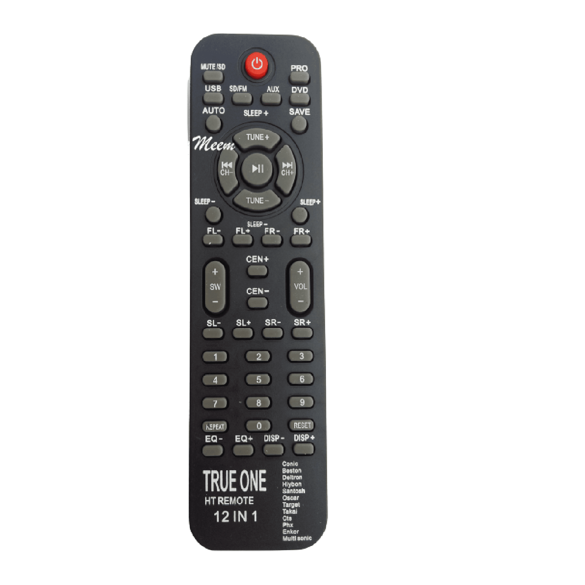 12 in 1 Home Theater Remote Control Suitable for Target, Tekai, Cts (HM05) - Faritha