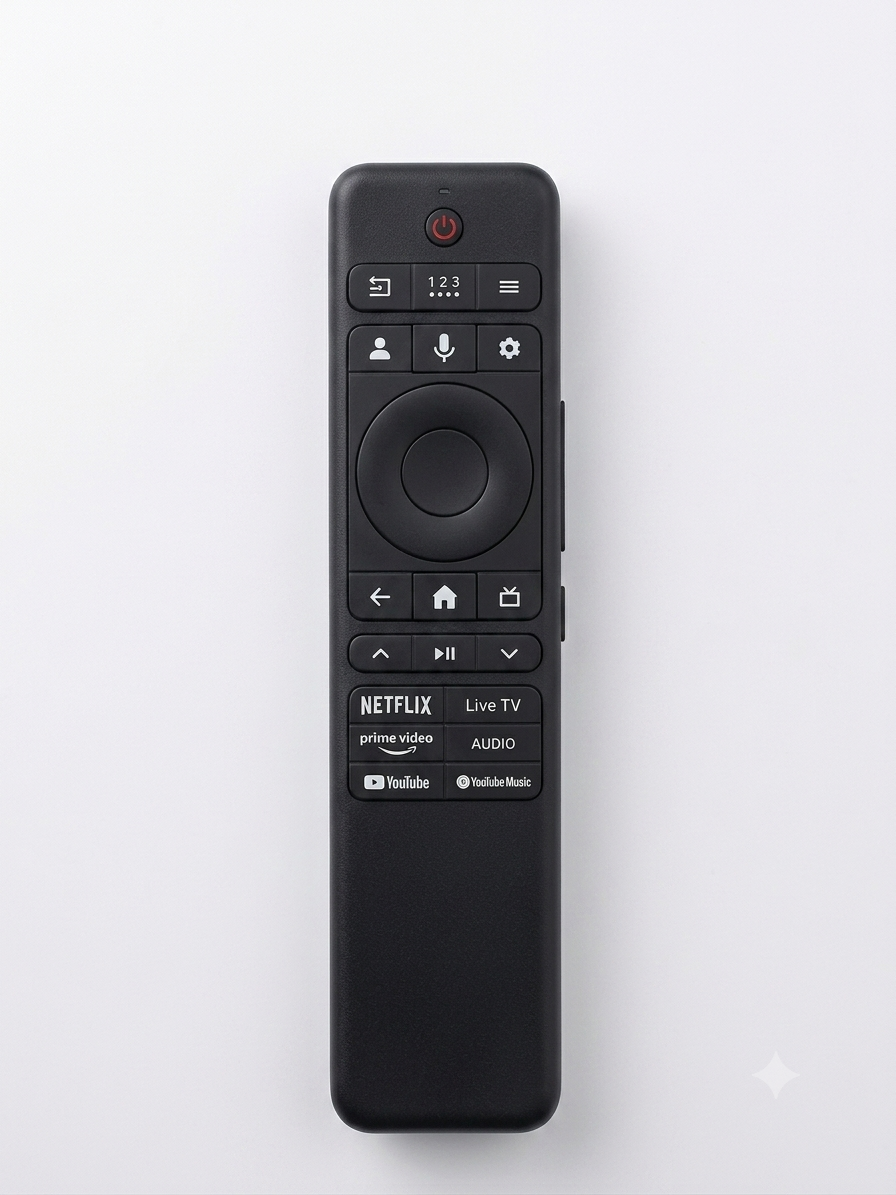 Haier Smart Android LED 4K TV – With Netflix, Prime Video, YouTube & YouTube Music Hotkeys