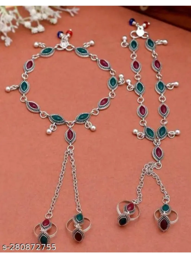 Women anklets toe rings — charming India 2026