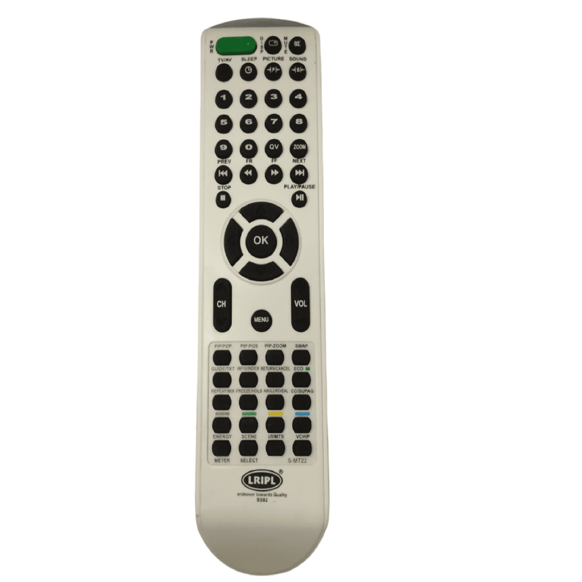 Videocon Sansui LED LCD TV Universal Remote Control 82 LD12