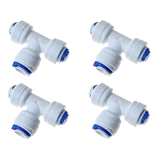 HYDROMODERN Freemind 4 Pcs Plastic RO Reducer Tee Connector Suited - Faritha