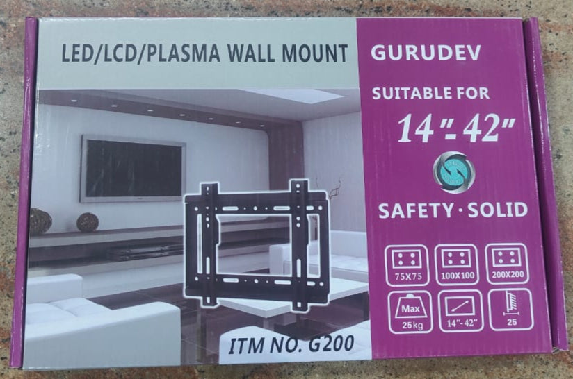 Kingsonic KS - 1442 LED/LCD/Plasma Wall Mount Tv Stand 14-42Inch