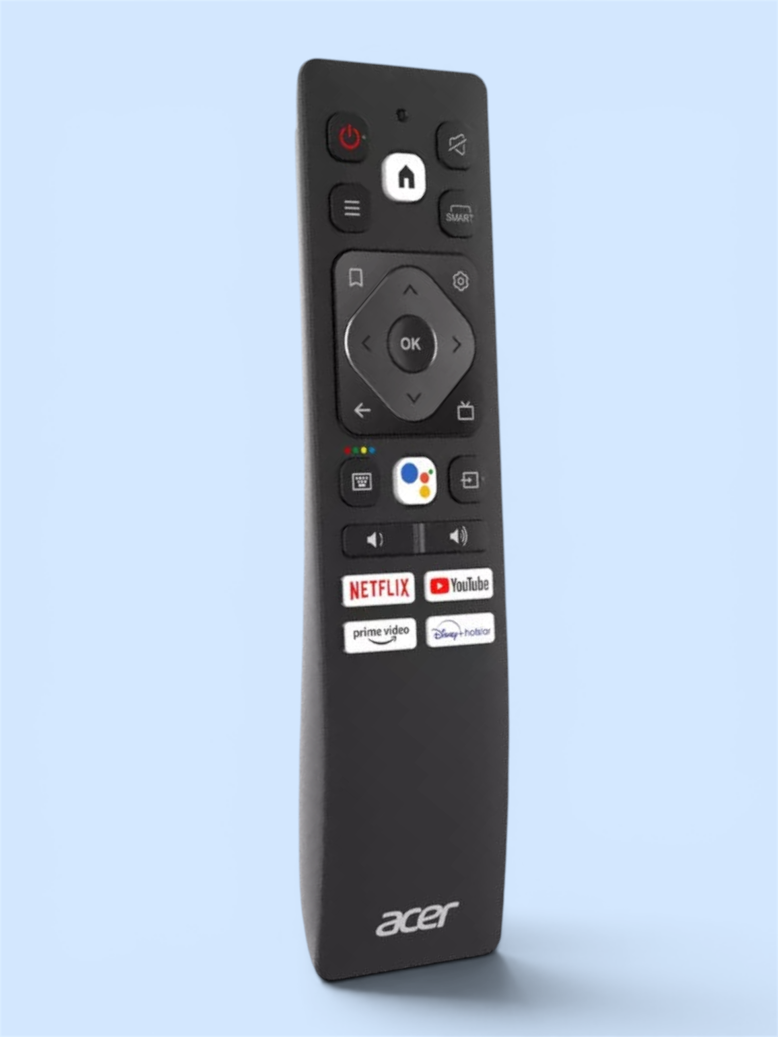 Acer Smart LED TV Remote with voice — Hotstar Netflix YouTube Prime Video India Faritha