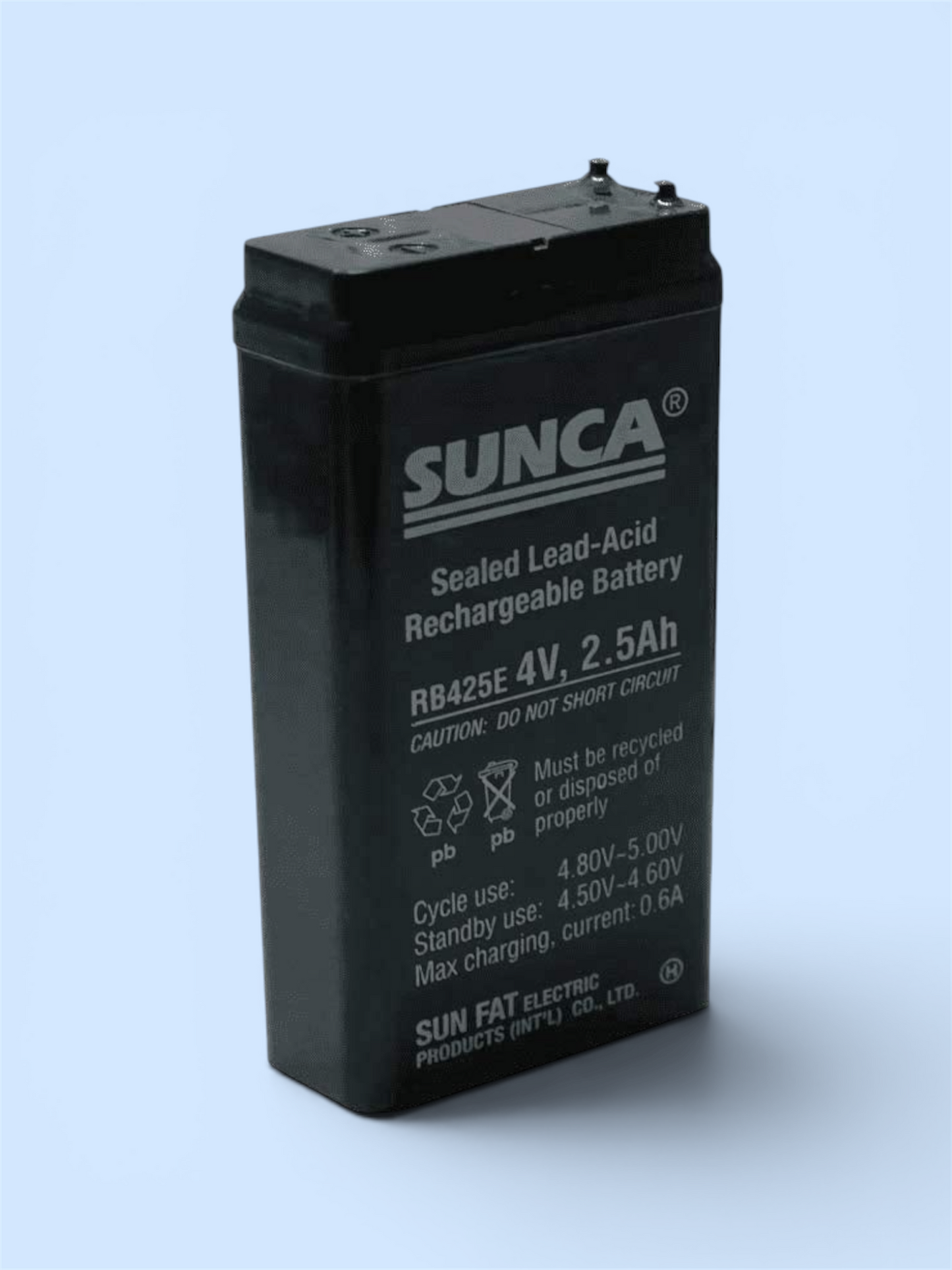 SANCA Sigma 4V 2.5Ah Sealed Lead Acid Battery – Rechargeable India