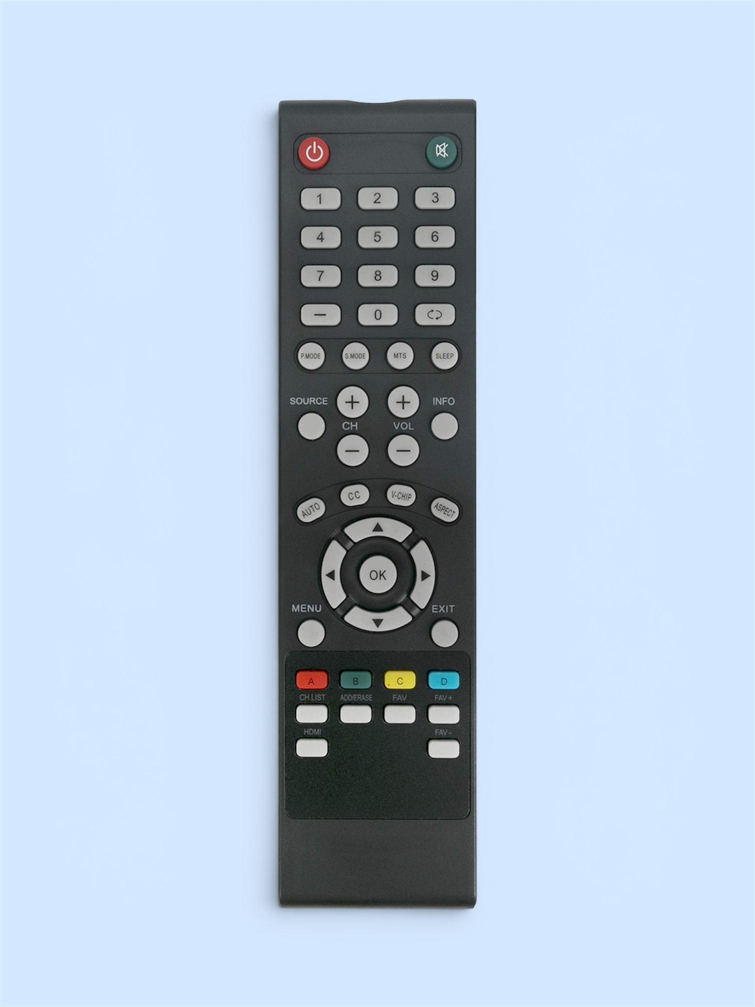 BPL Reconnect Mitashi 3-in-1 LCD TV Remote — universal replacement India Faritha 2026