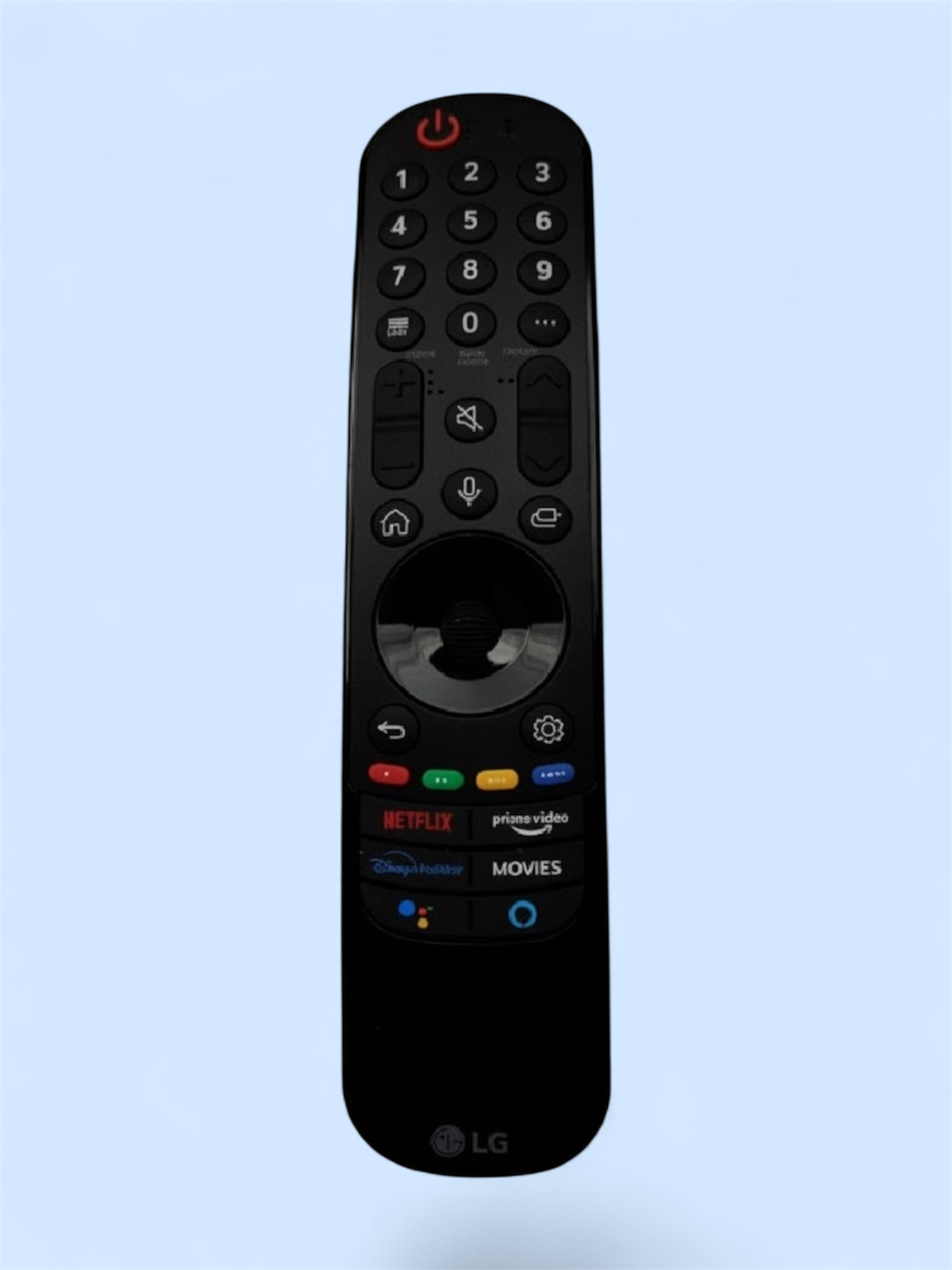 Original LG Magic Remote MR21GA — front view, Magic pointer Google Alexa Netflix Hotstar India