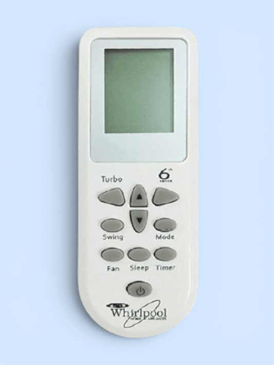 Whirlpool 6th Sense AC Remote Control AC60 – Universal Replacement – Faritha