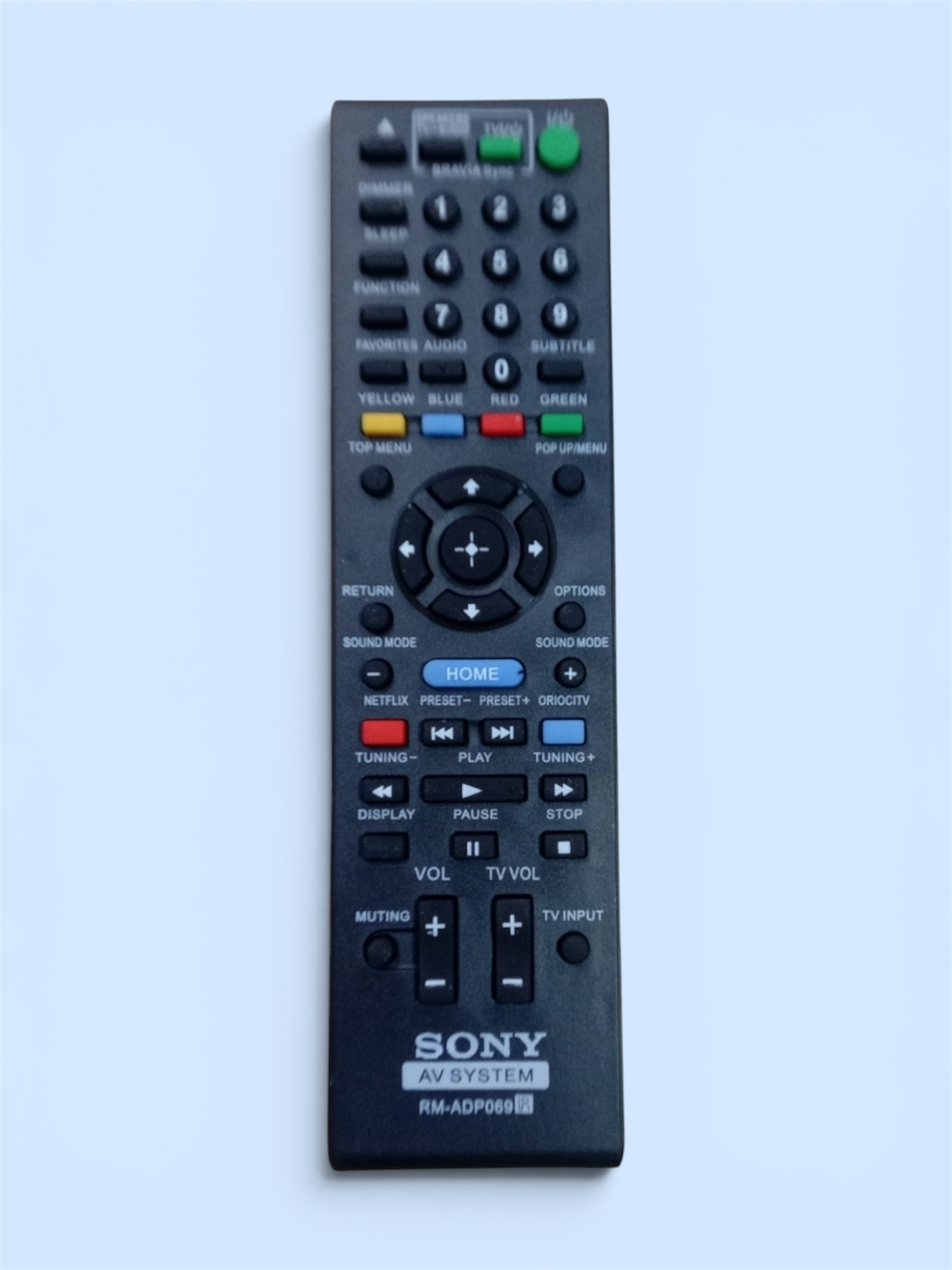 Sony Blu-ray AV System Remote — compatible high sensitivity India Faritha 2026