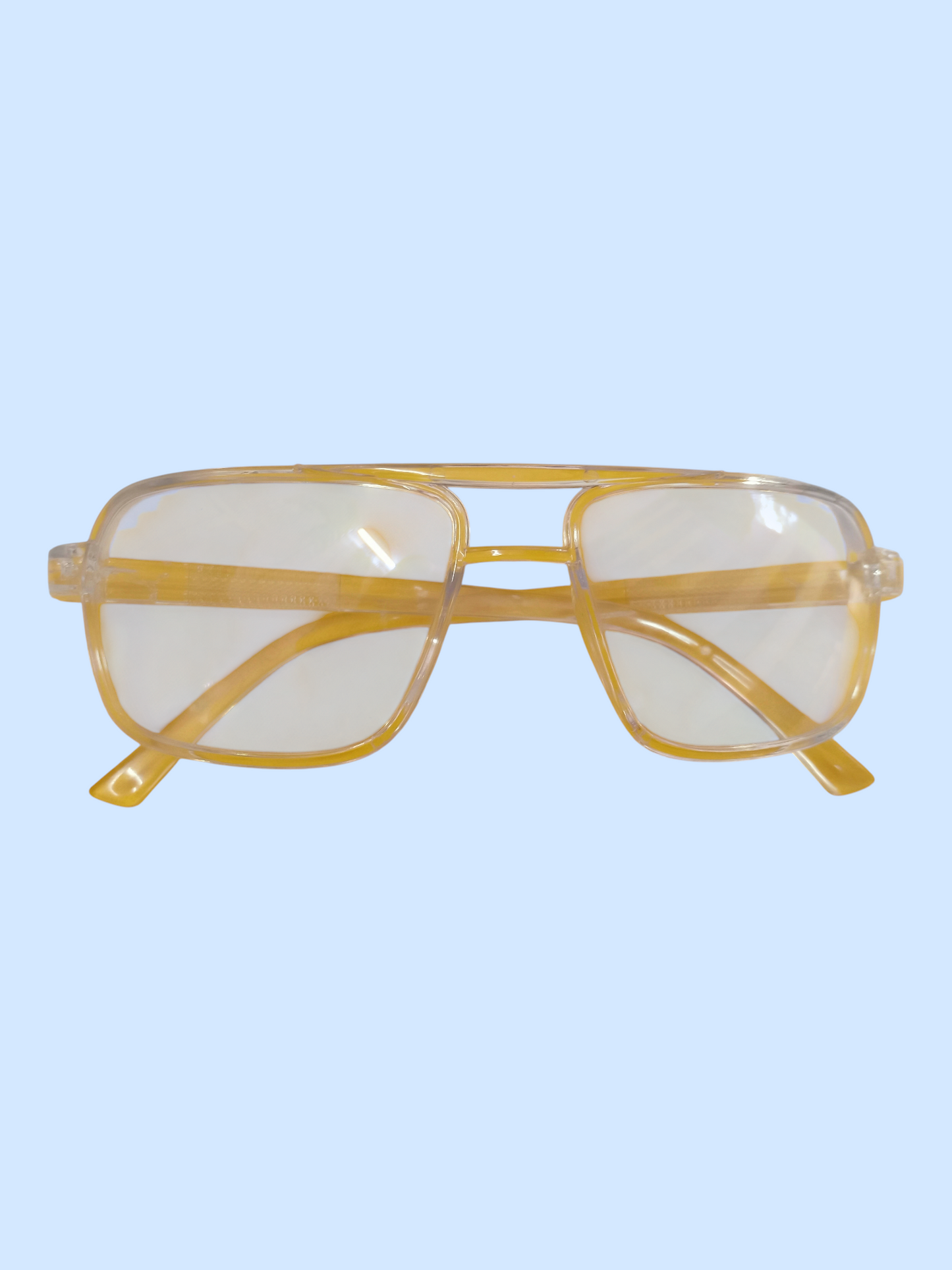 Safety Glasses Transparent Lens – Pure White Fiber Frame India