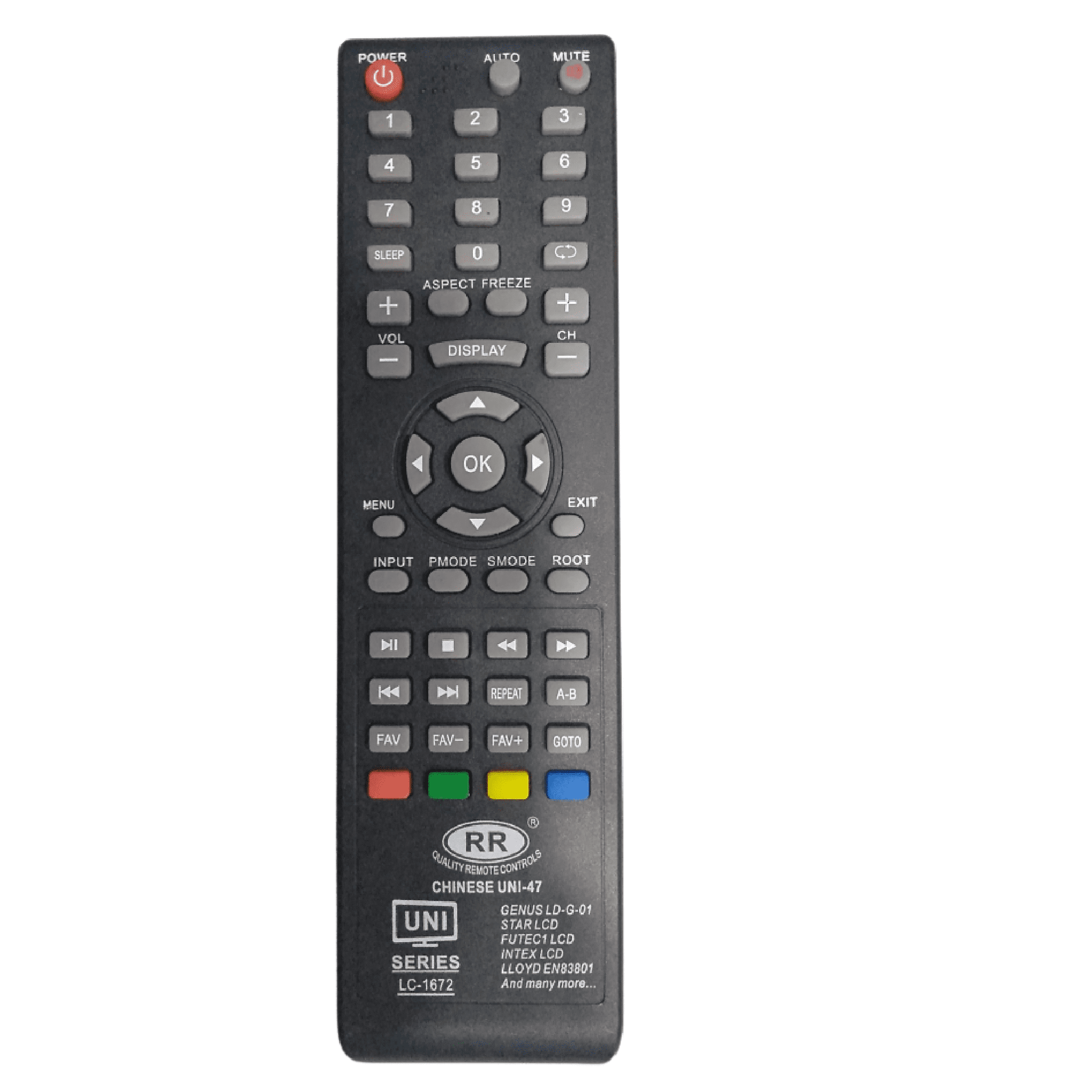 LLYOD  LCD TV  Universal Remote Controller  LD 42 - Faritha