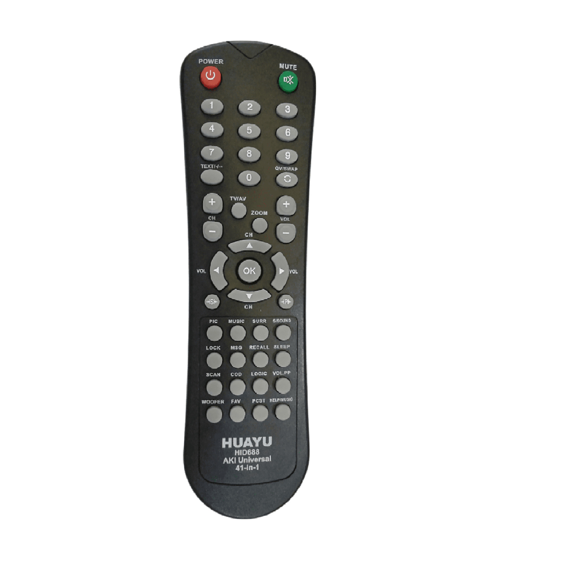 Aki Universal TV Remote Control 4 in 1 (TV10) - Faritha