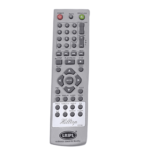 Hilltop DVD player remote control CD184 (DV25) - Faritha