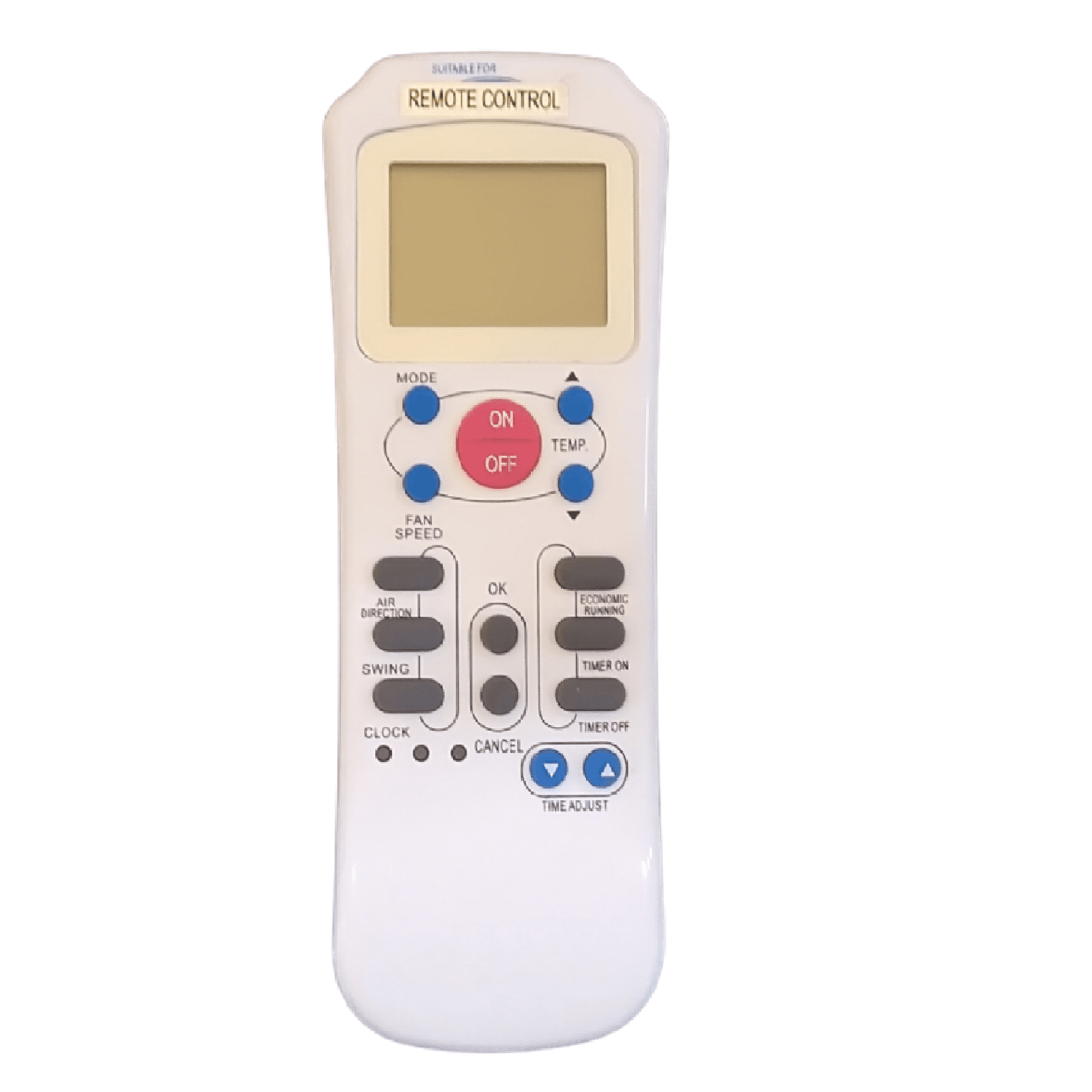 Carrier AC Remote Model 82 R14A front view — compatible split AC India Faritha 2026
