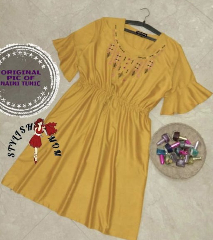 Tiya Stylish Ladies Rayon Tunics - Faritha