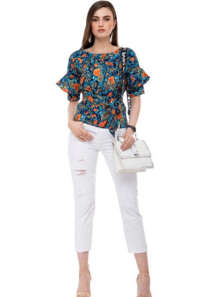 New Look Trendy Crepe Women's Tops - Faritha