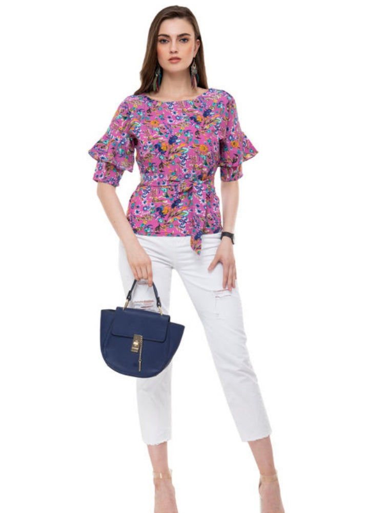 New Look Trendy Crepe Women's Tops - Faritha