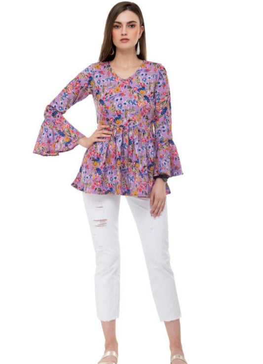 New Look Trendy Crepe Women's Tops - Faritha