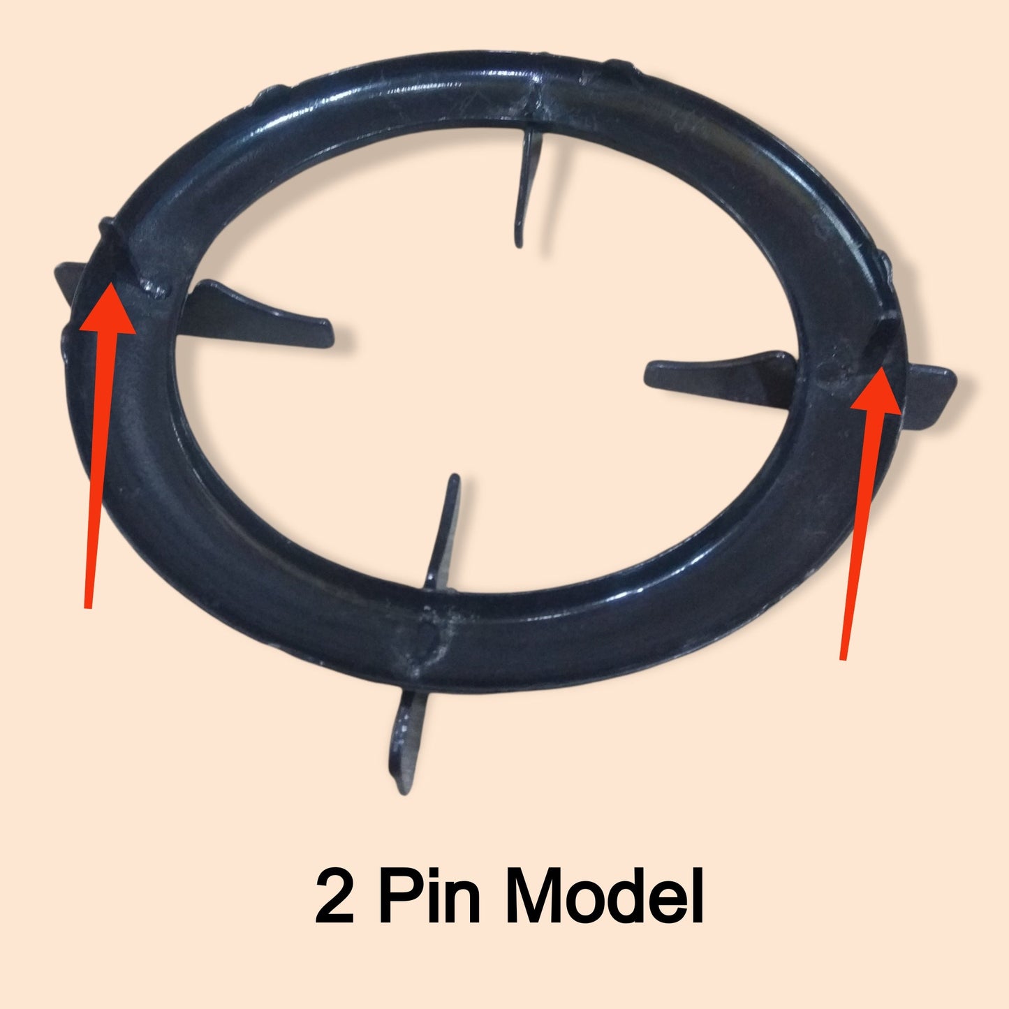2 Nos Gas Stove Round Type Top Stand suitable for all type of Gas Stove - Faritha
