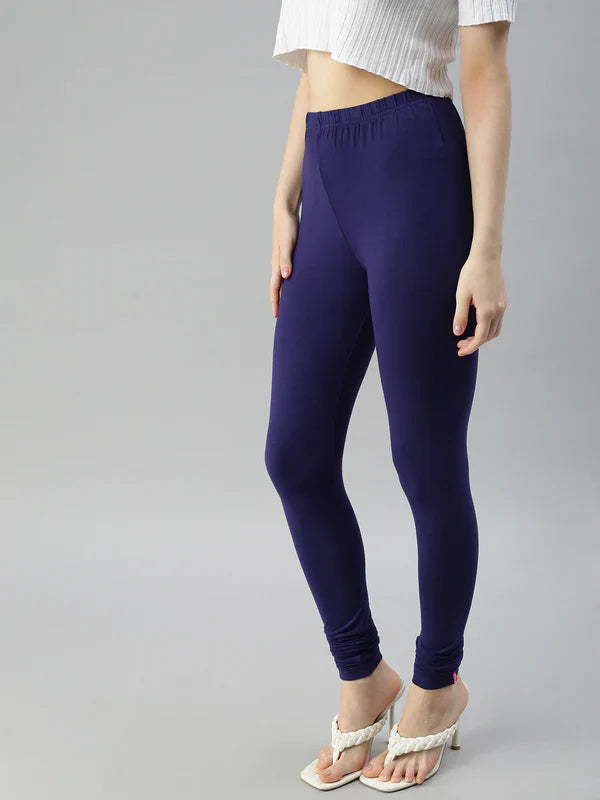 Prisma Ladies Churidar Leggings 60 Colours – L Large Size India