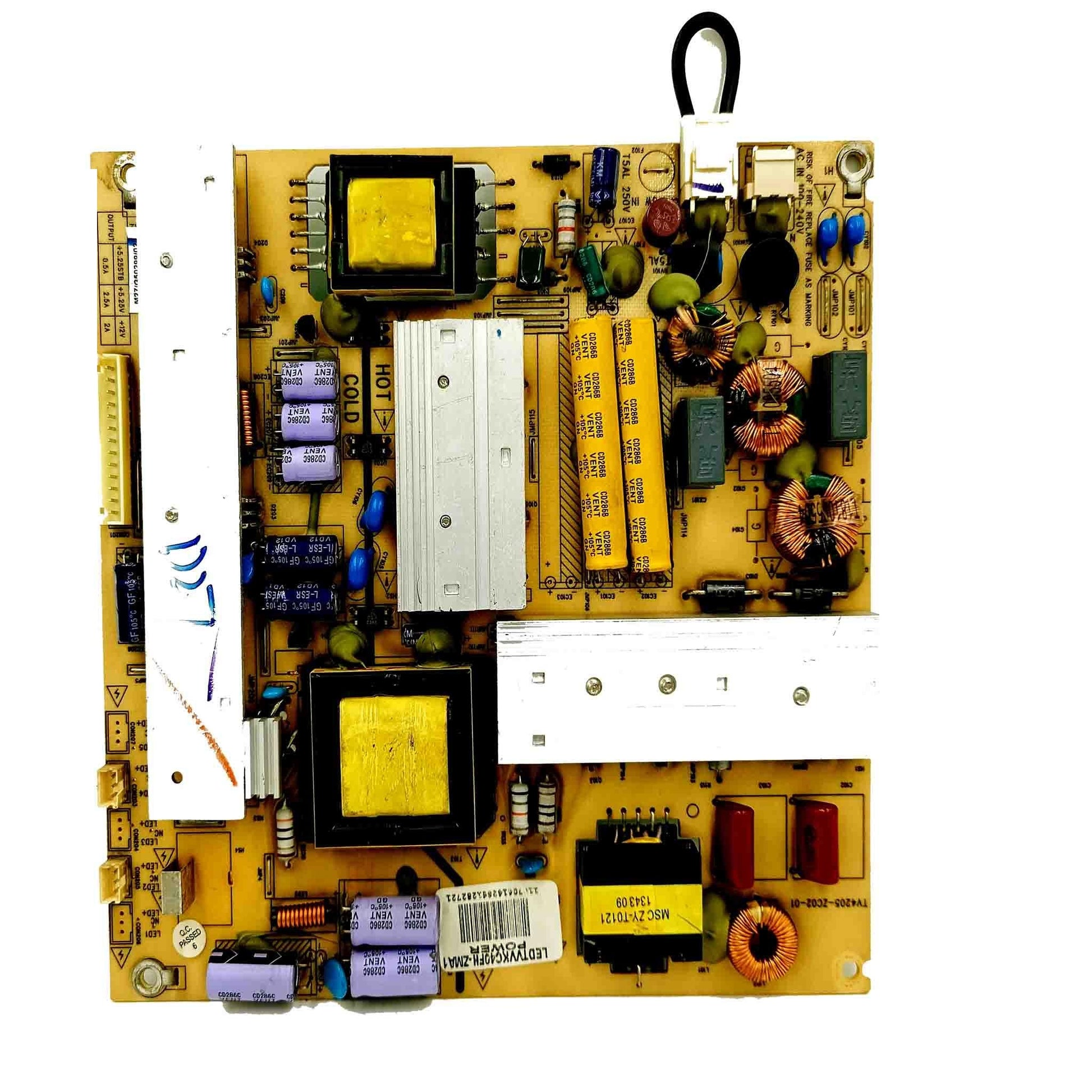 Power Supply Suitable for LEDTVIVD40F2A  Videocon LED TV - Faritha