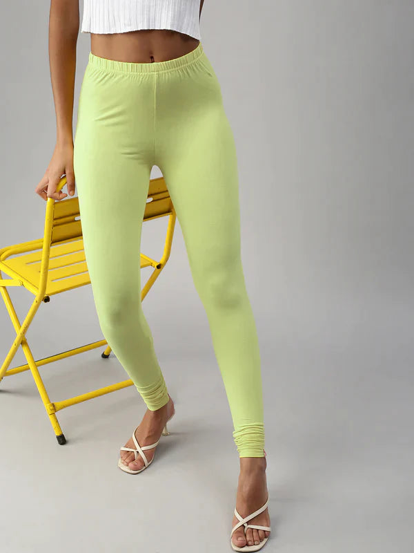 Prisma Ladies Churidar Leggings 60 Colours M Size – India