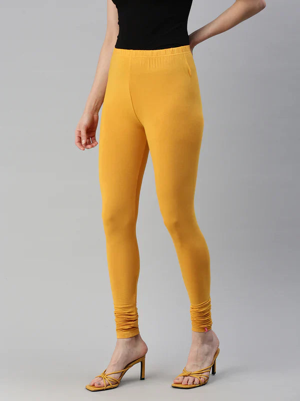 Prisma Ladies Churidar Leggings 60 Colours – L Large Size India