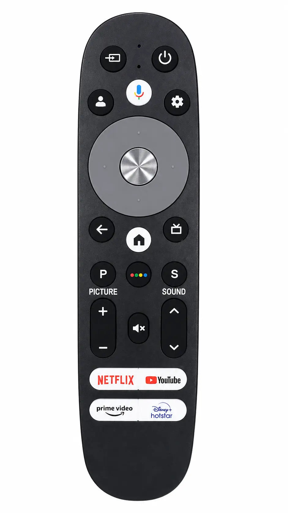 Original VU Smart TV Remote Control with Google Voice, Netflix & YouTube