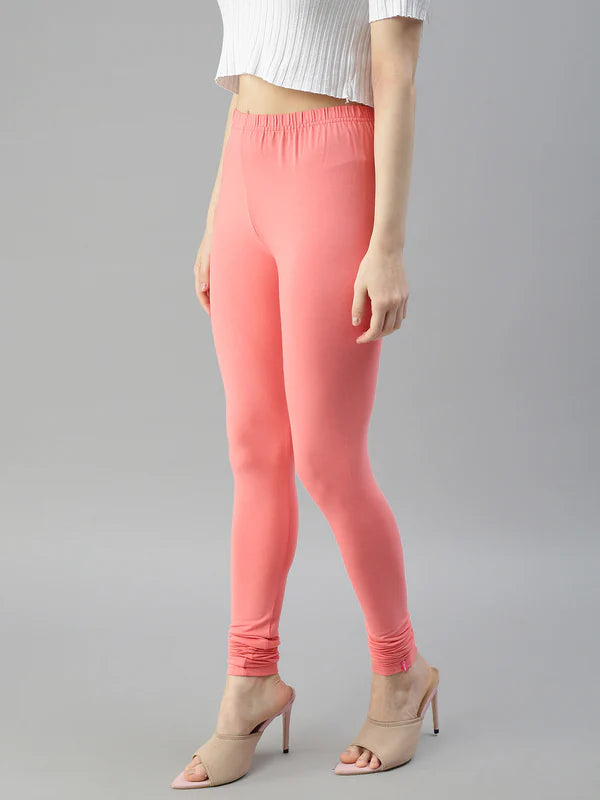 Prisma Red Ankle Leggings - Stylish and Comfortable
