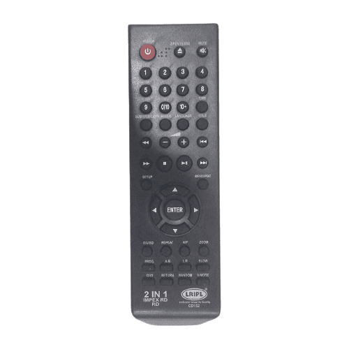 2 IN 1 Impex dvd player remote control CD152 Compatible with	Impex RD,RD (DV35)